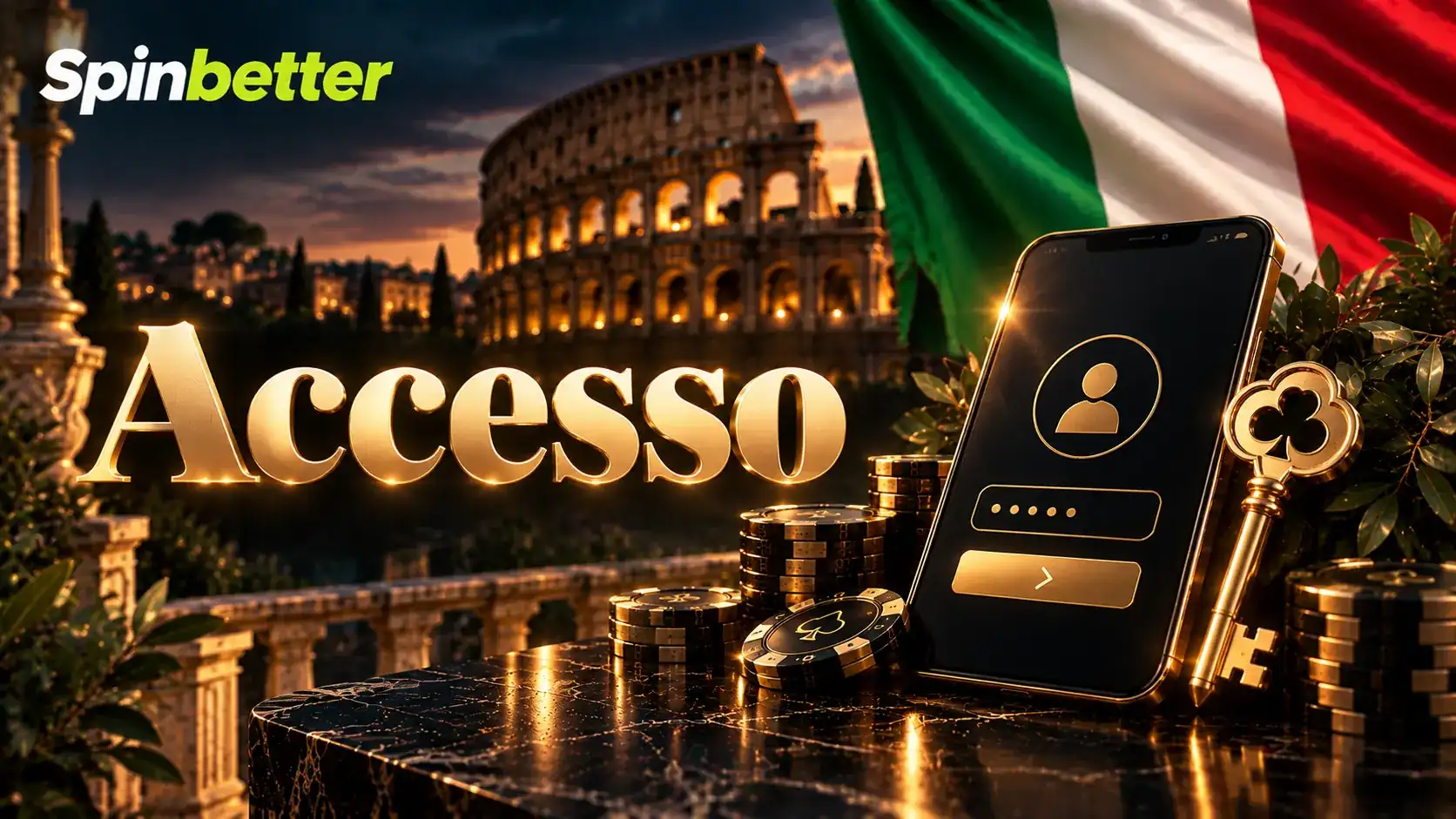 SpinBetter login: dal browser, dal telefono e dall'app