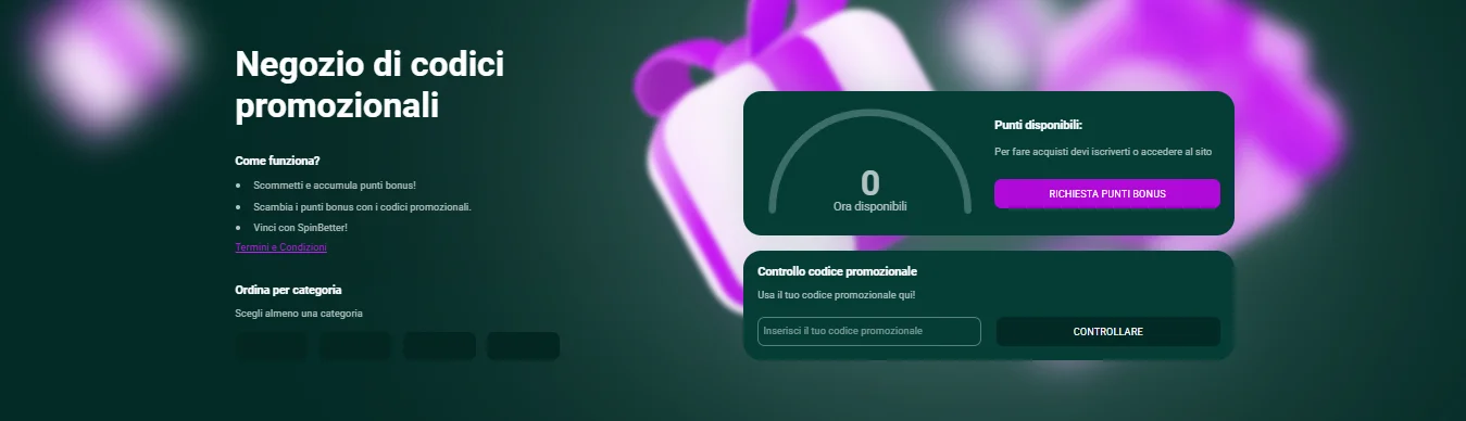 SpinBetter promo code