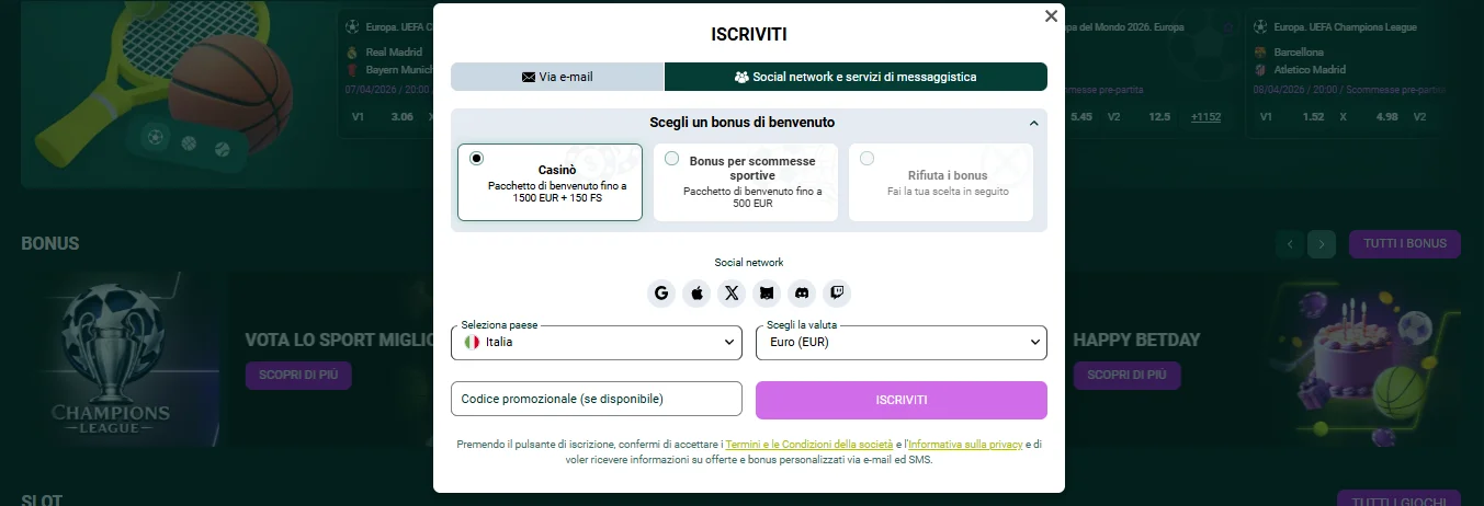 SpinBetter login